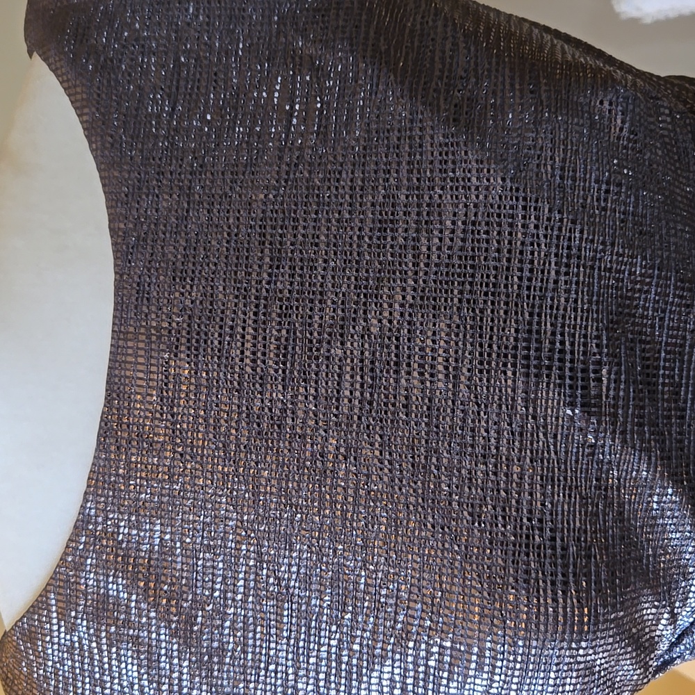 NWT Ralph Lauren Gray Metallic Dress Size 4 - Picture 4 of 13